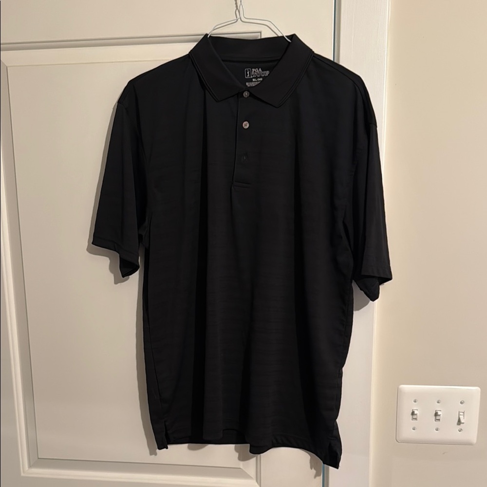 Black Polo Shirt by PGA Tour